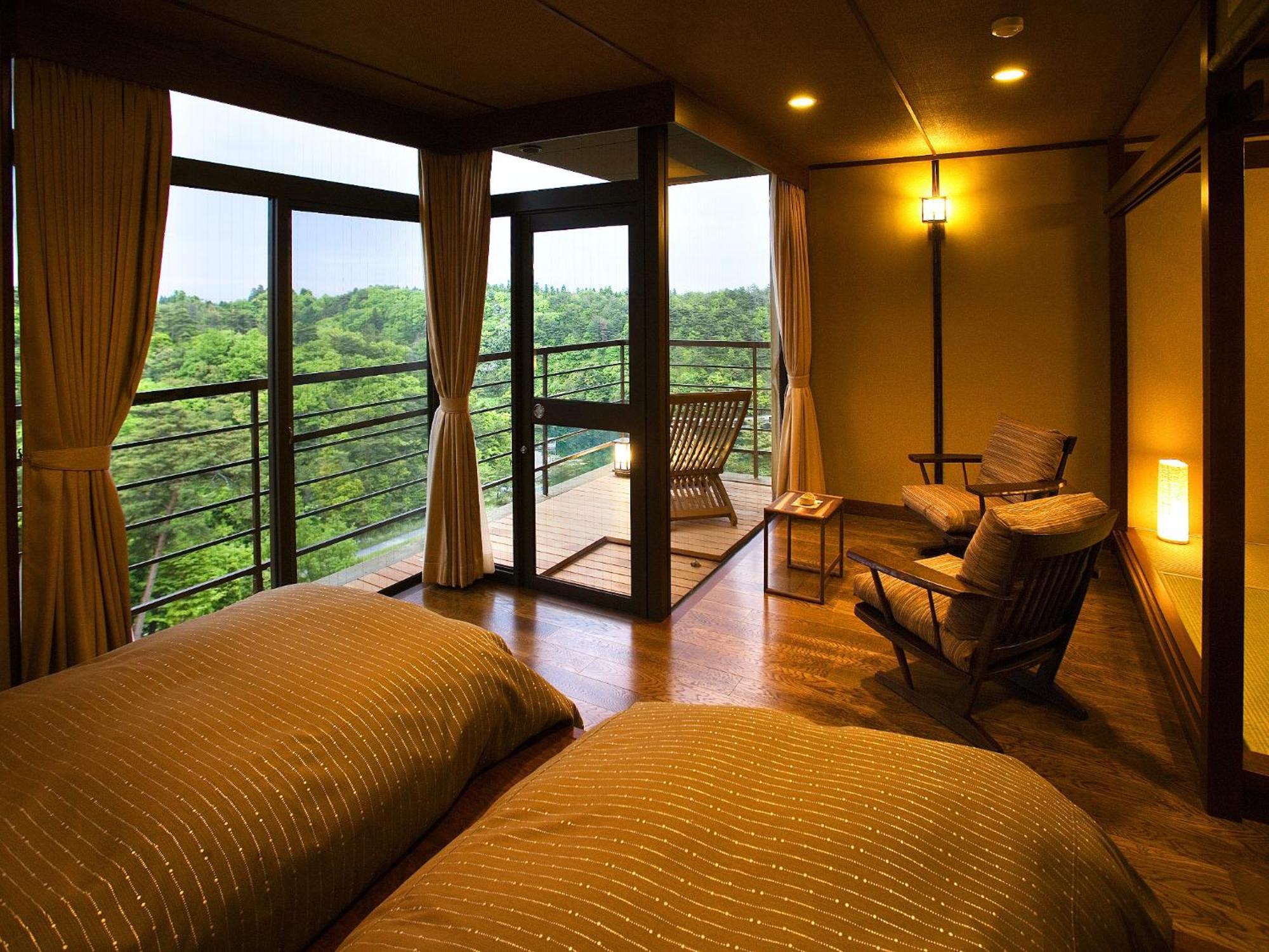 Noto Hyakurakusou Hotell Rom bilde